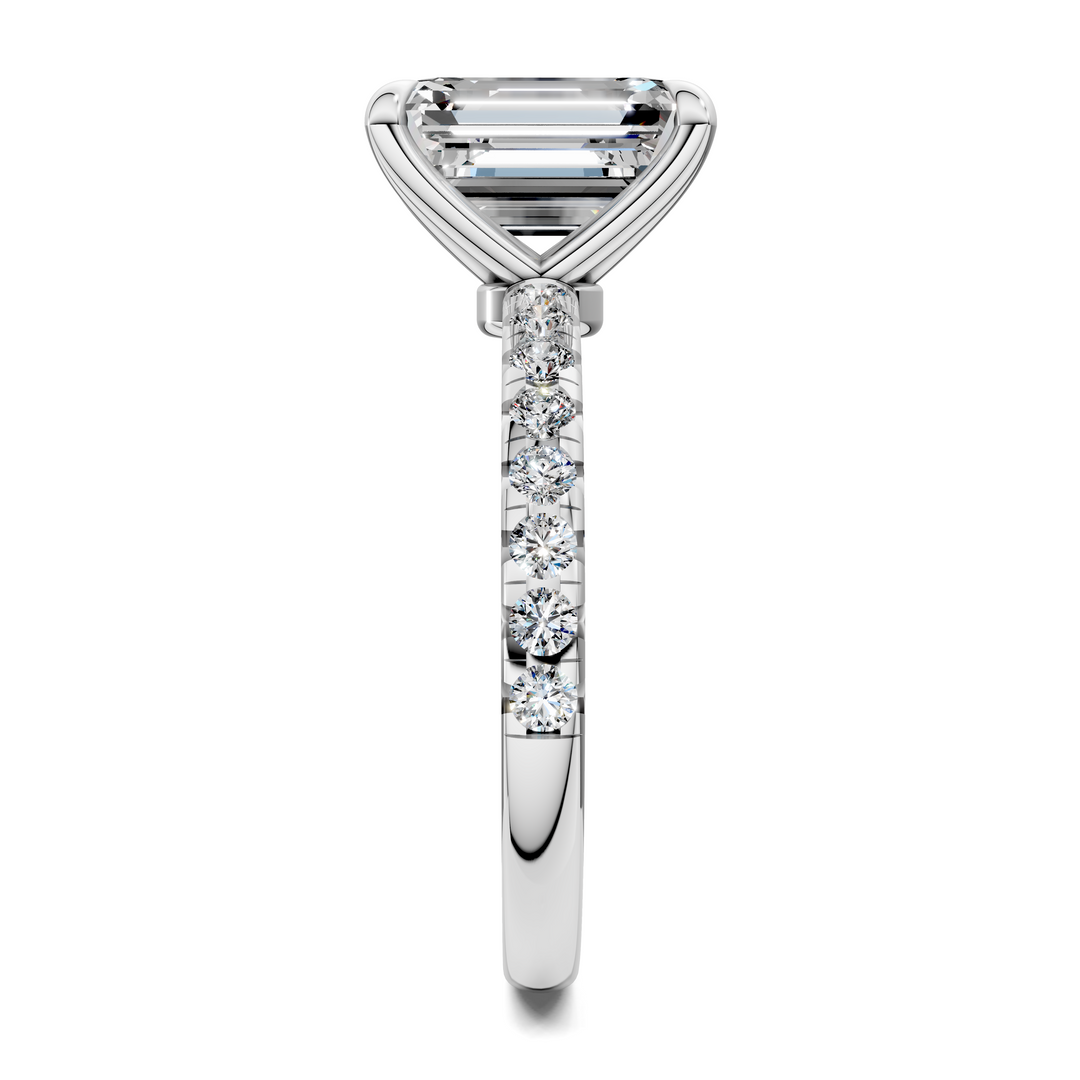 Tessa Scalloped Pavé Ring