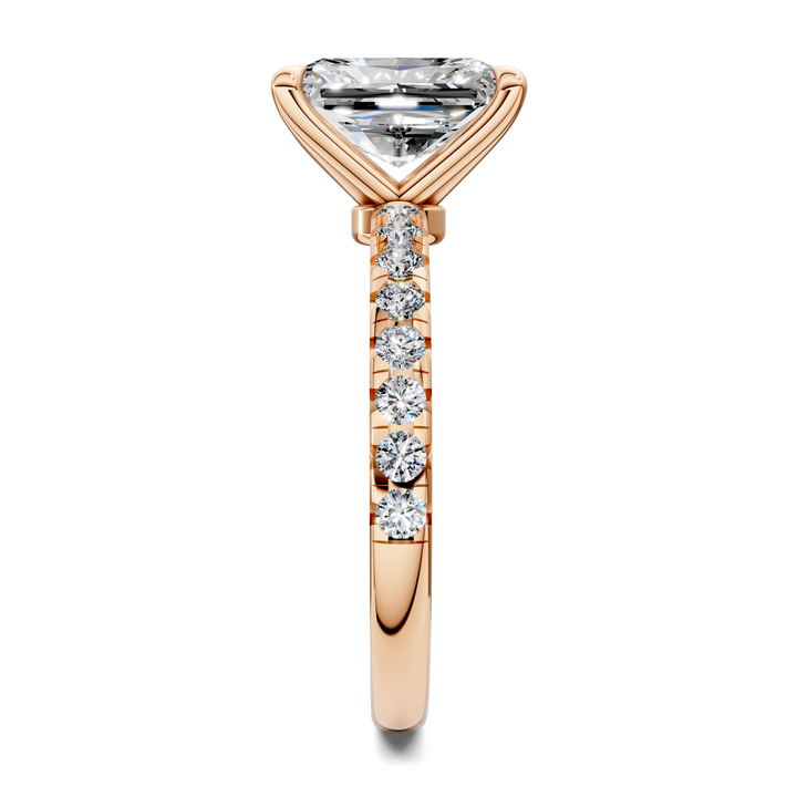 Tessa Scalloped Pavé Ring