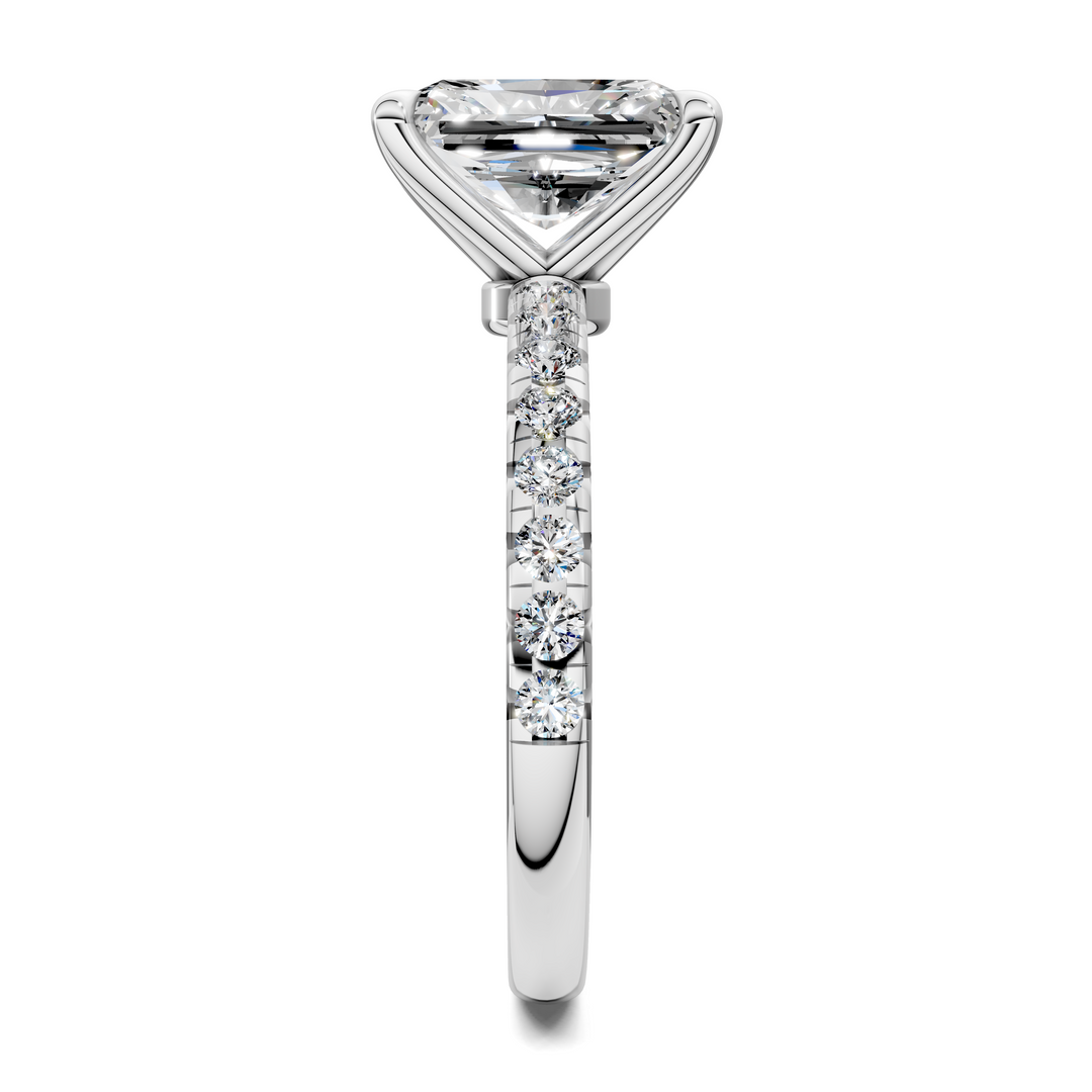 Tessa Scalloped Pavé Ring