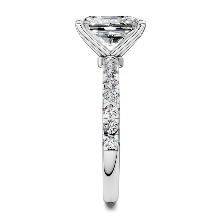 Tessa Scalloped Pavé Ring