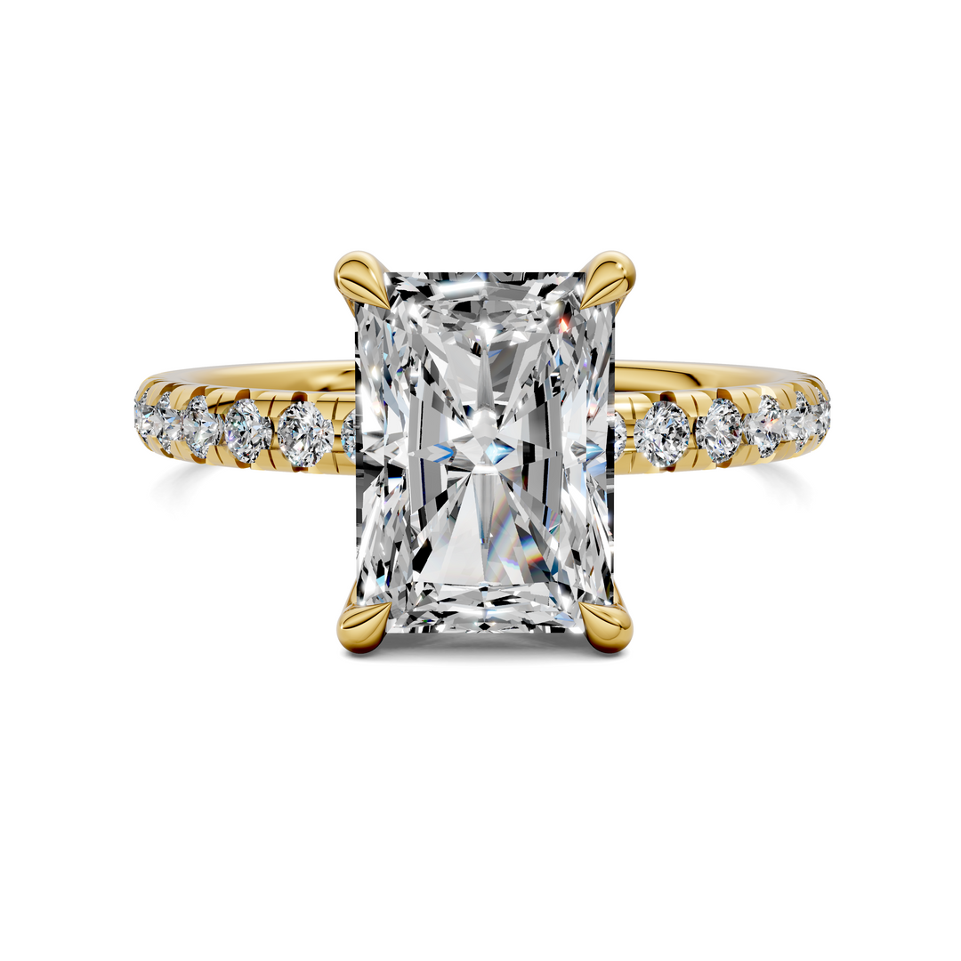 Tessa Scalloped Pavé Ring