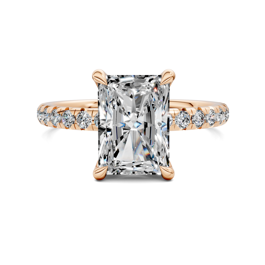 Tessa Scalloped Pavé Ring