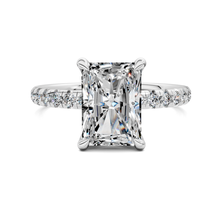 Tessa Scalloped Pavé Ring