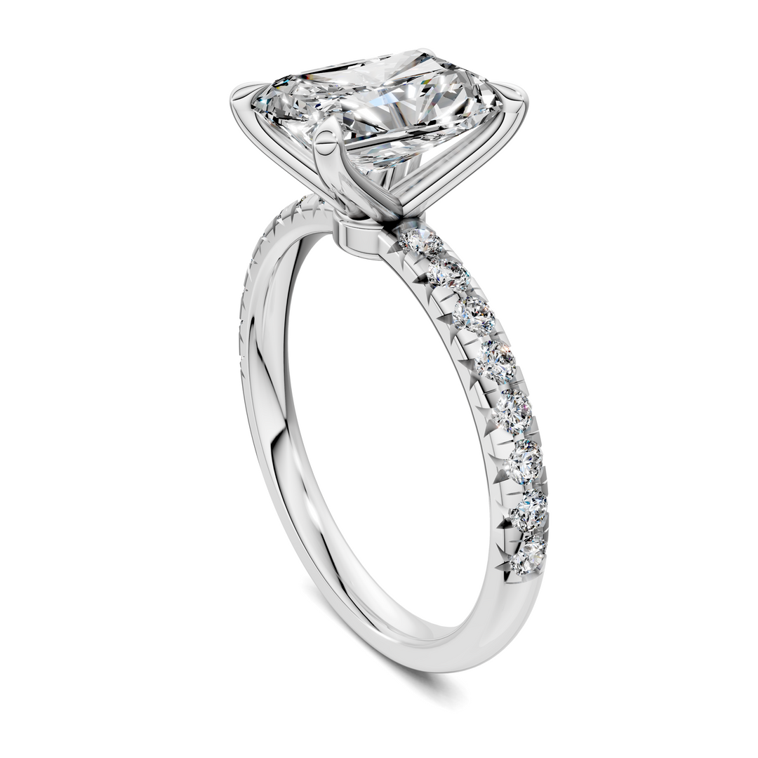 Tessa Scalloped Pavé Ring