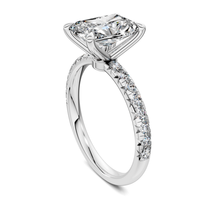 Tessa Scalloped Pavé Ring