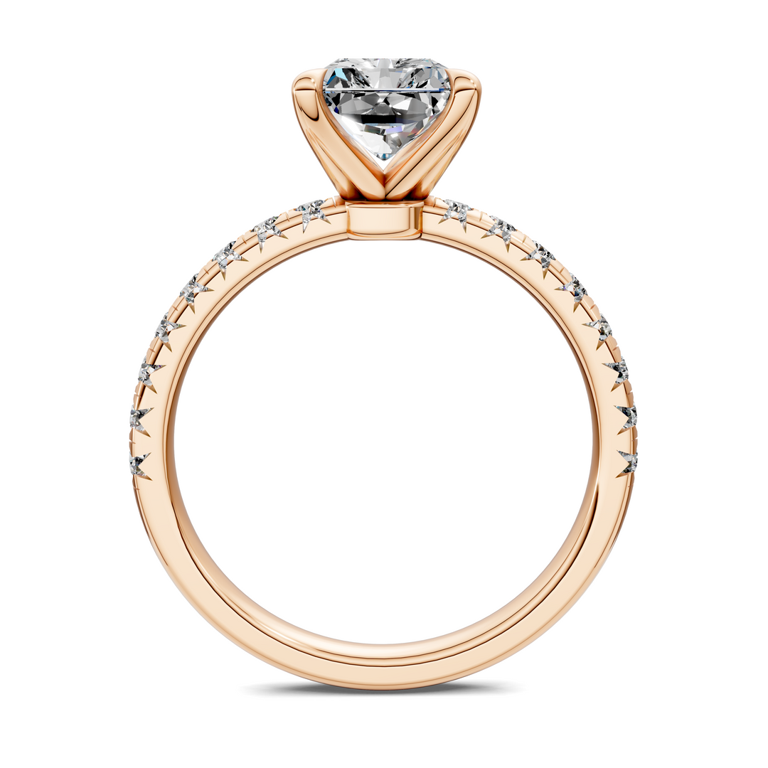 Tessa Scalloped Pavé Ring
