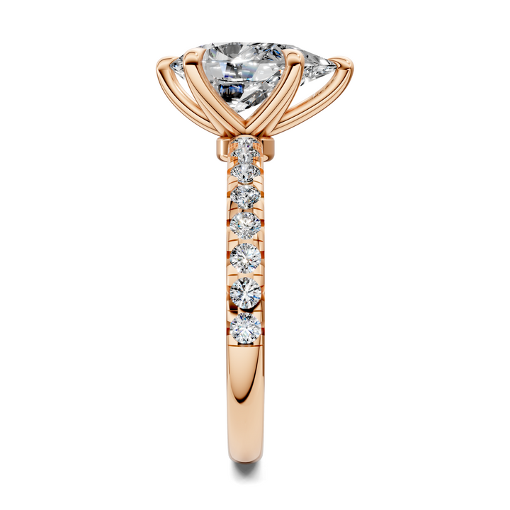 Tessa Scalloped Pavé Ring