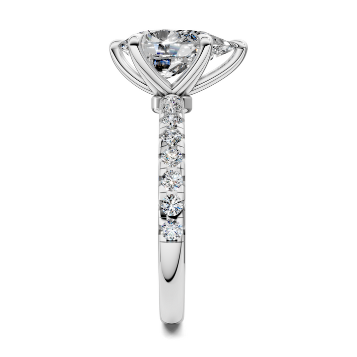 Tessa Scalloped Pavé Ring