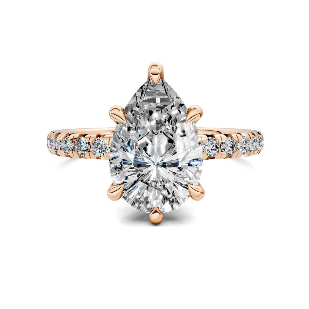 Tessa Scalloped Pavé Ring