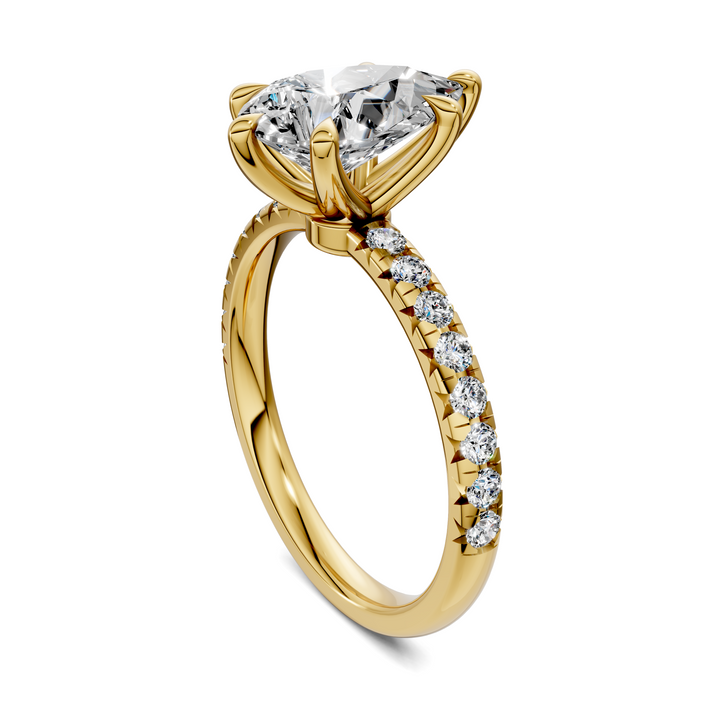 Tessa Scalloped Pavé Ring