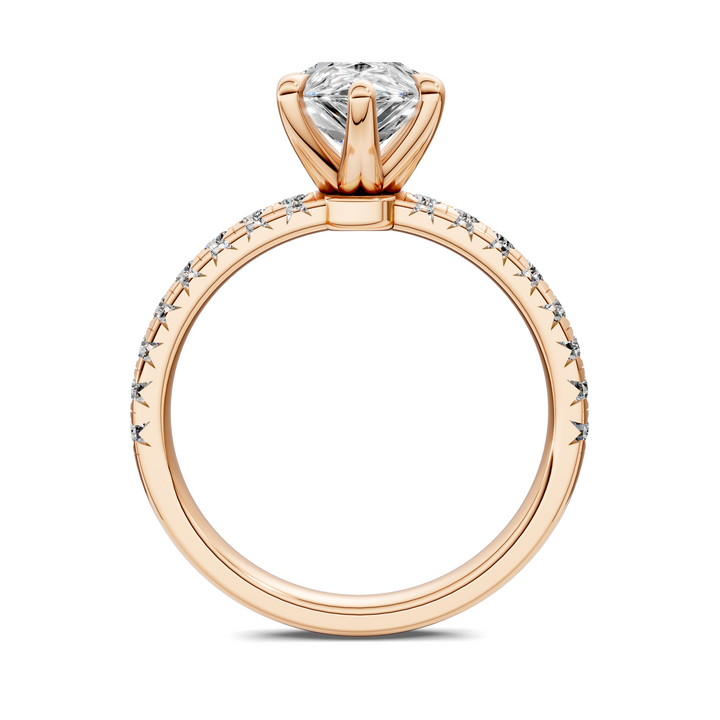 Tessa Scalloped Pavé Ring