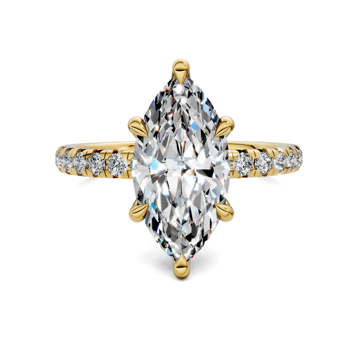 Tessa Scalloped Pavé Ring