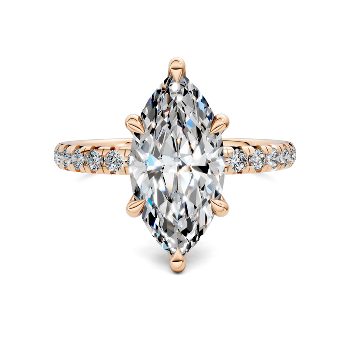 Tessa Scalloped Pavé Ring
