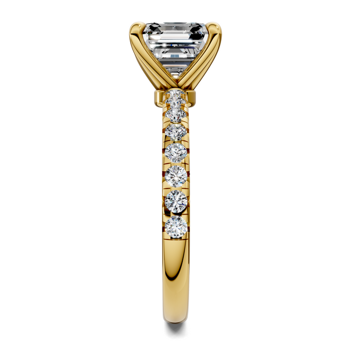Tessa Scalloped Pavé Ring