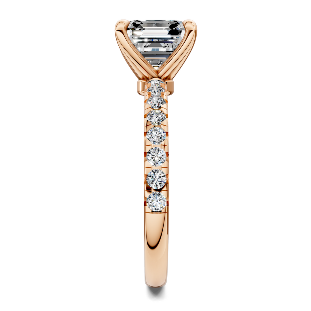 Tessa Scalloped Pavé Ring
