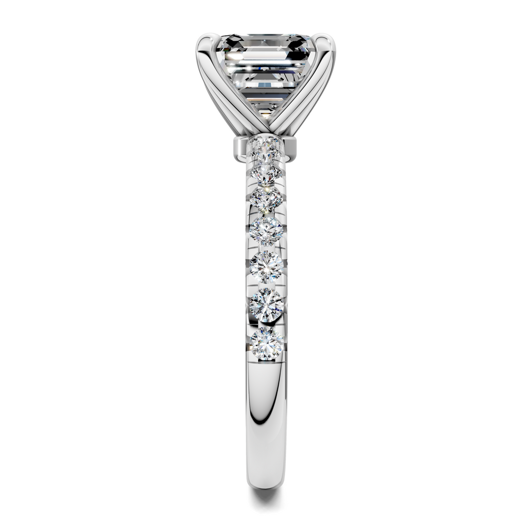 Tessa Scalloped Pavé Ring