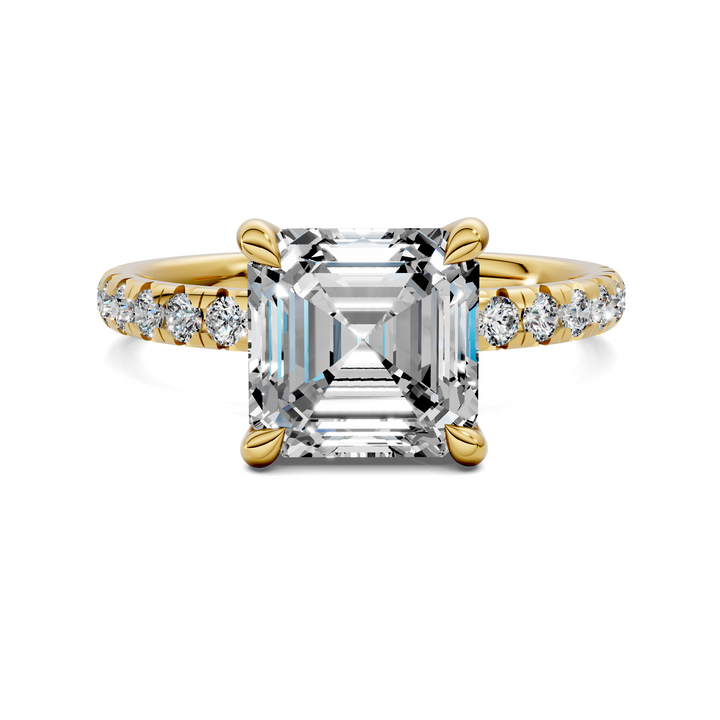 Tessa Scalloped Pavé Ring