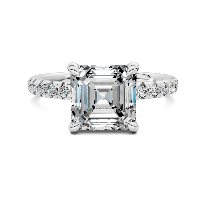 Tessa Scalloped Pavé Ring
