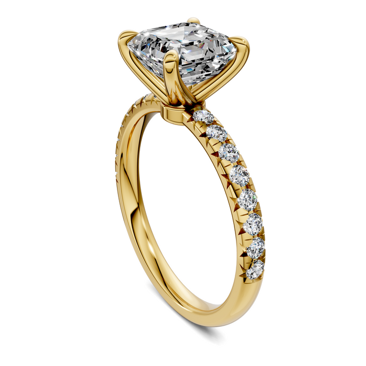 Tessa Scalloped Pavé Ring