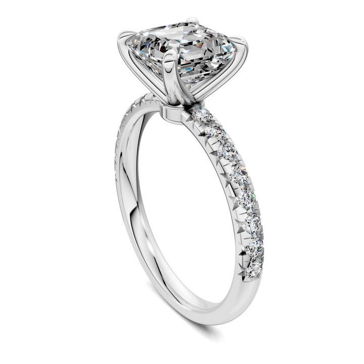 Tessa Scalloped Pavé Ring