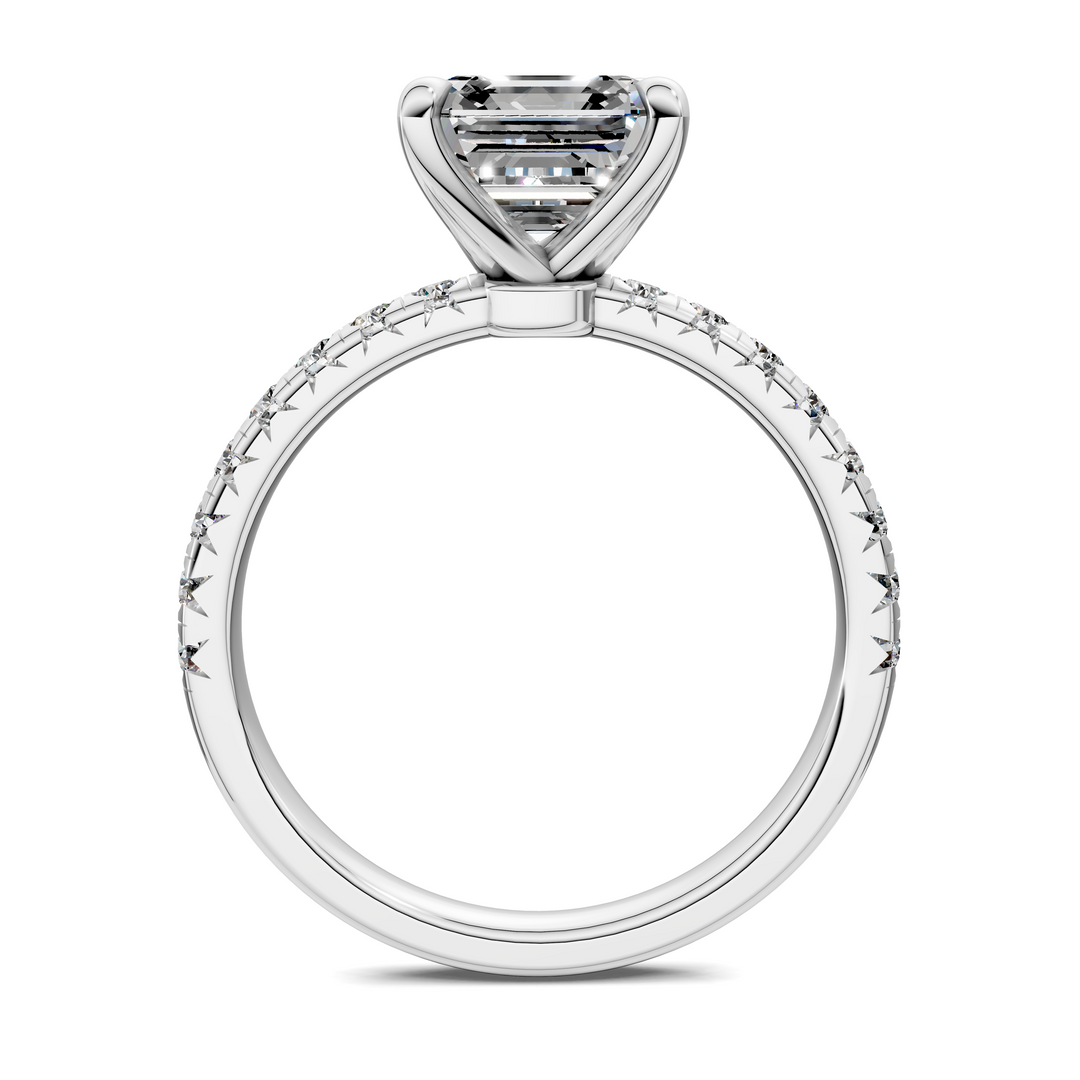 Tessa Scalloped Pavé Ring