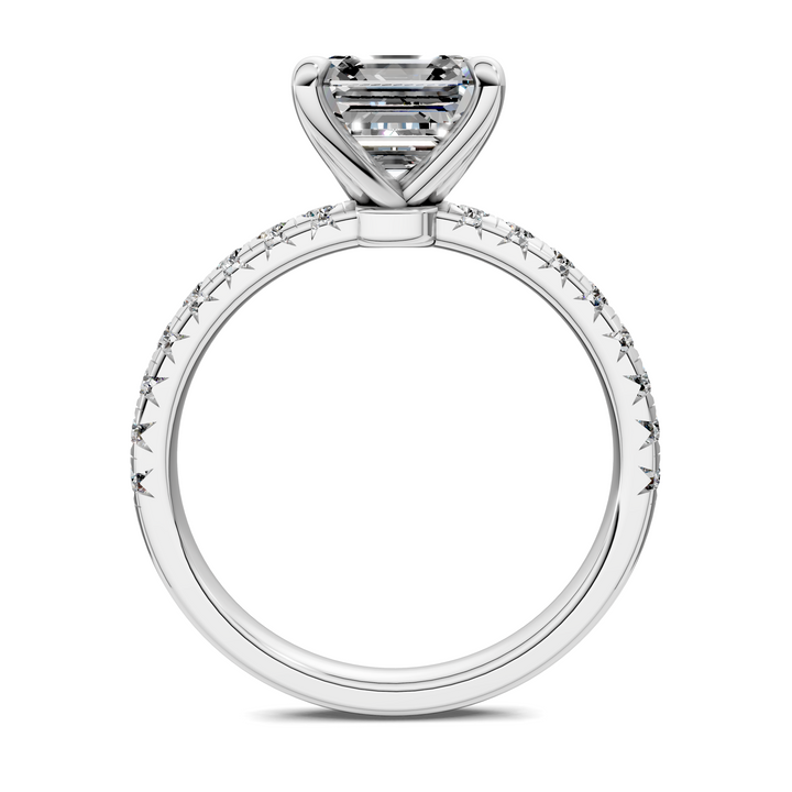 Tessa Scalloped Pavé Ring
