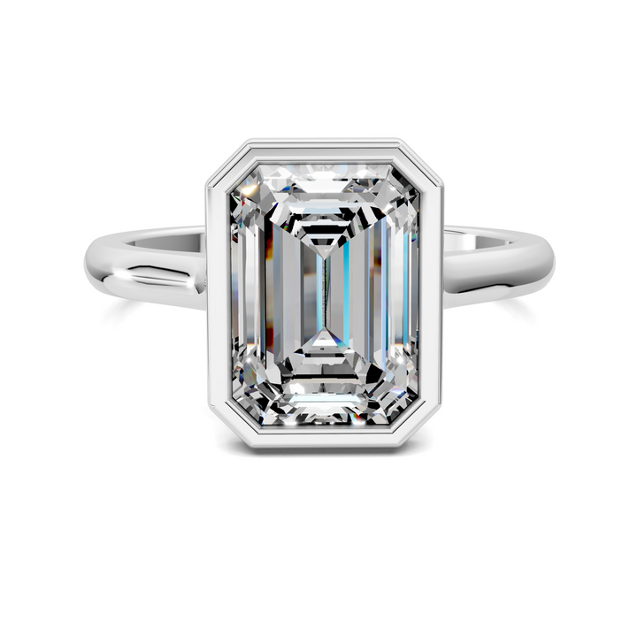 Sandra Bezel Cathedral Solitaire Ring Setting