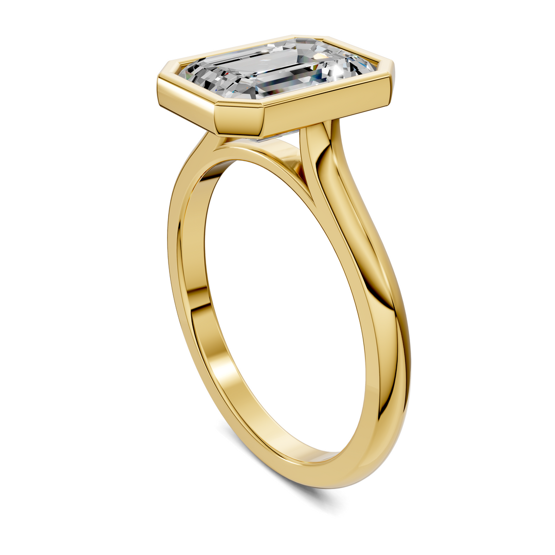 Sandra Bezel Cathedral Solitaire Ring Setting