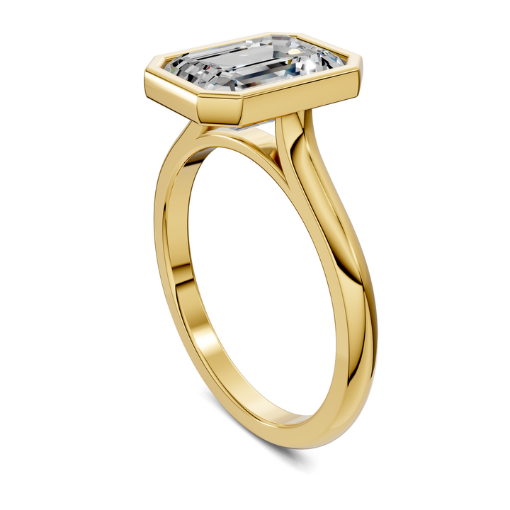 Sandra Bezel Cathedral Solitaire Ring Setting