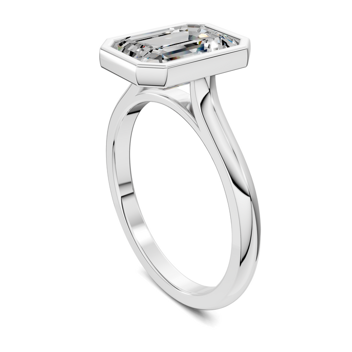 Sandra Bezel Cathedral Solitaire Ring Setting