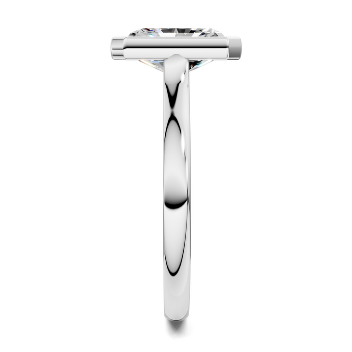 Sandra Bezel Cathedral Solitaire Ring
