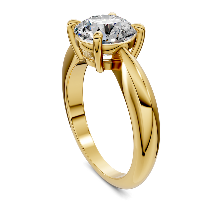 Nora Tapered Solitaire Ring Setting