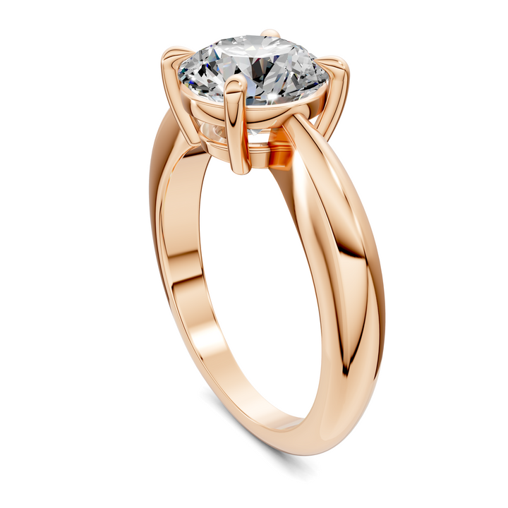 Nora Tapered Solitaire Ring Setting
