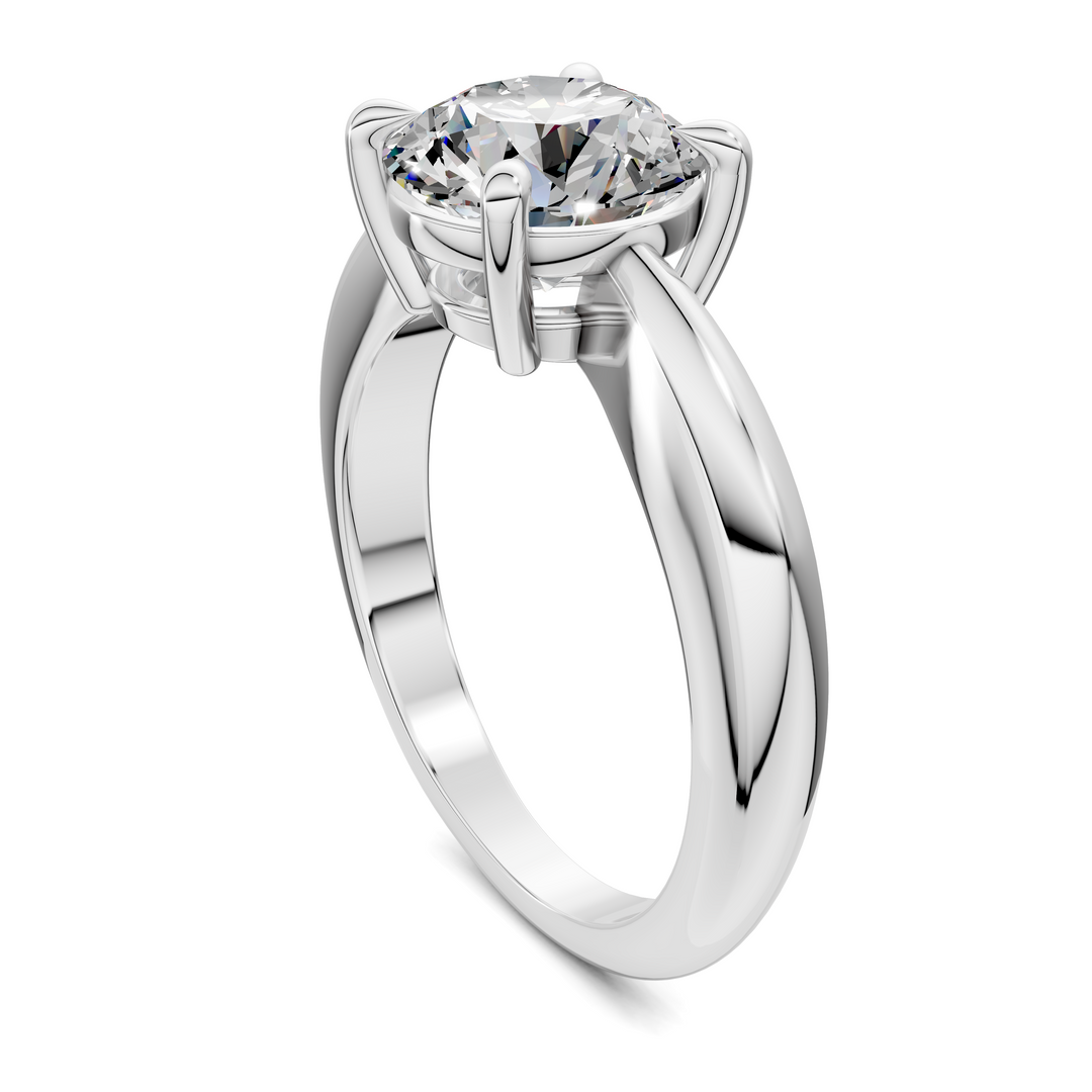 Nora Tapered Solitaire Ring Setting