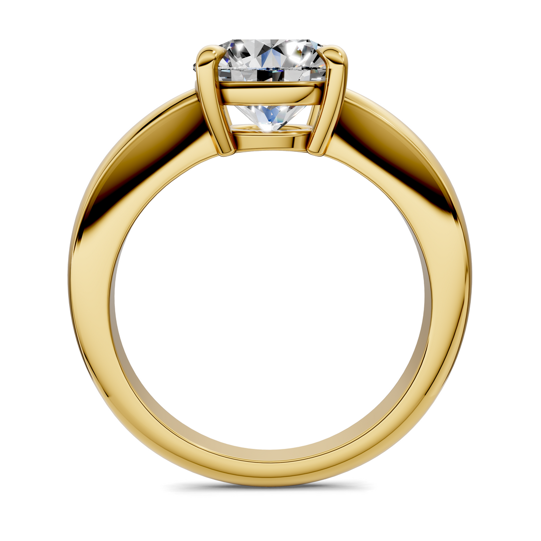 Nora Tapered Solitaire Ring Setting