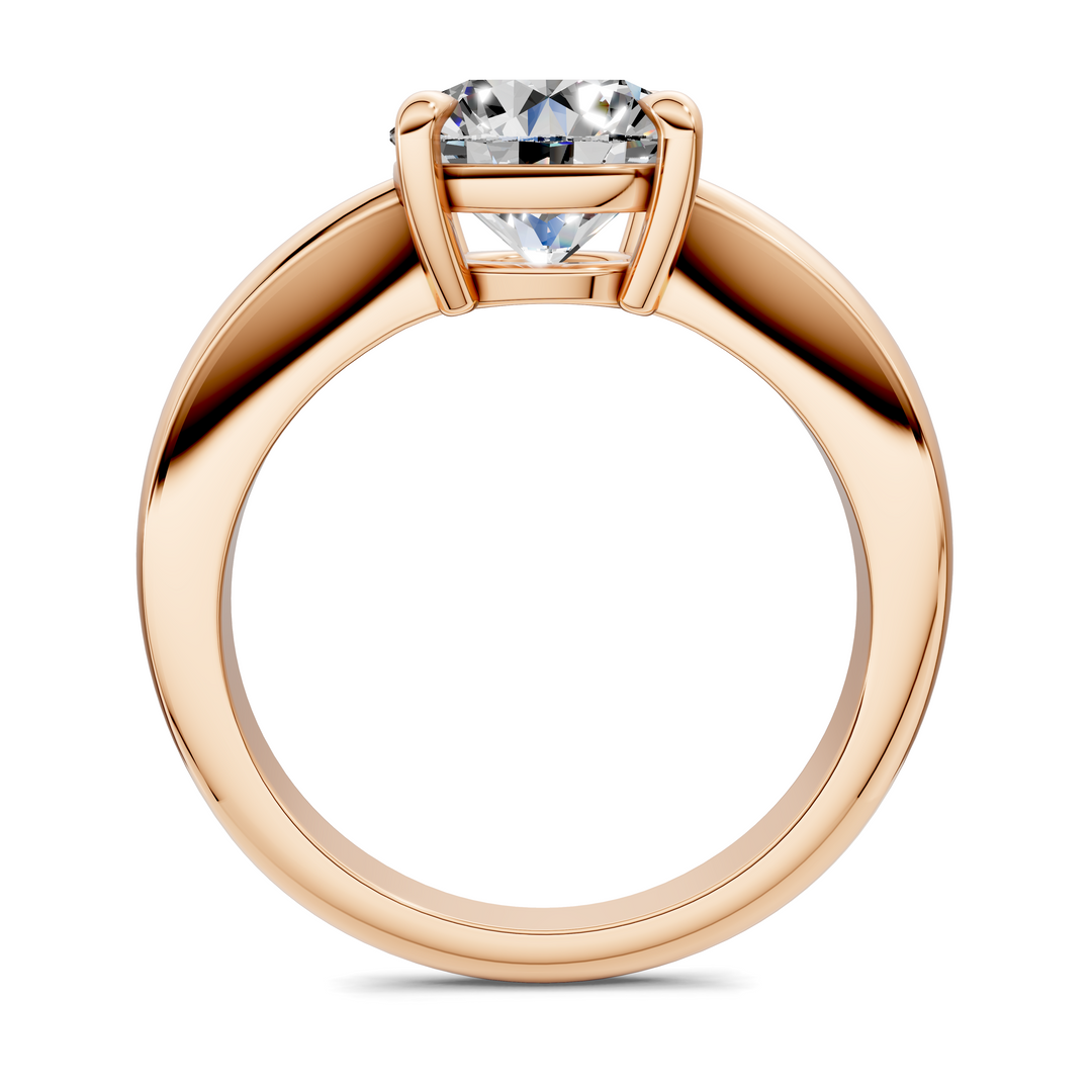 Nora Tapered Solitaire Ring Setting