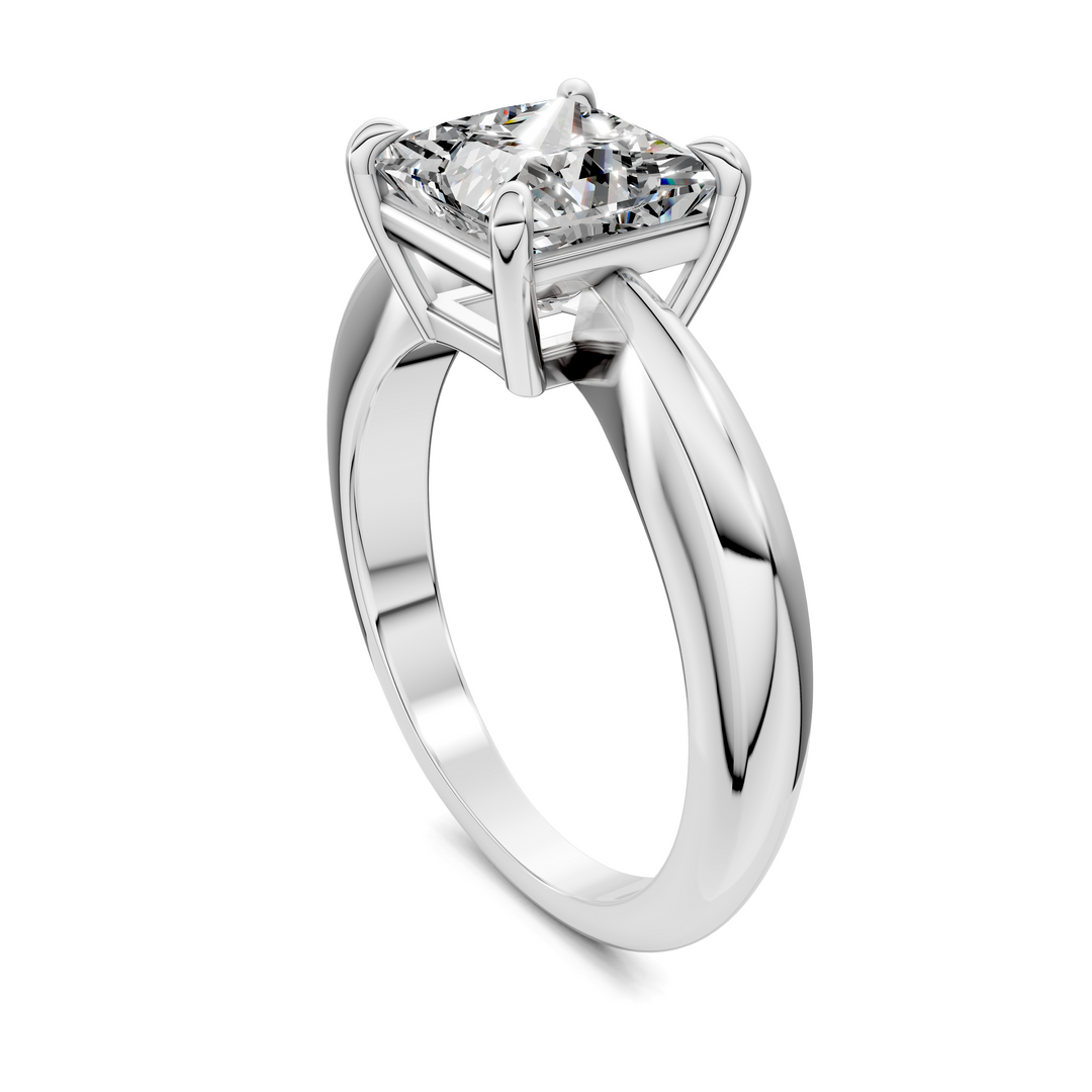 Nora Tapered Solitaire Ring Setting