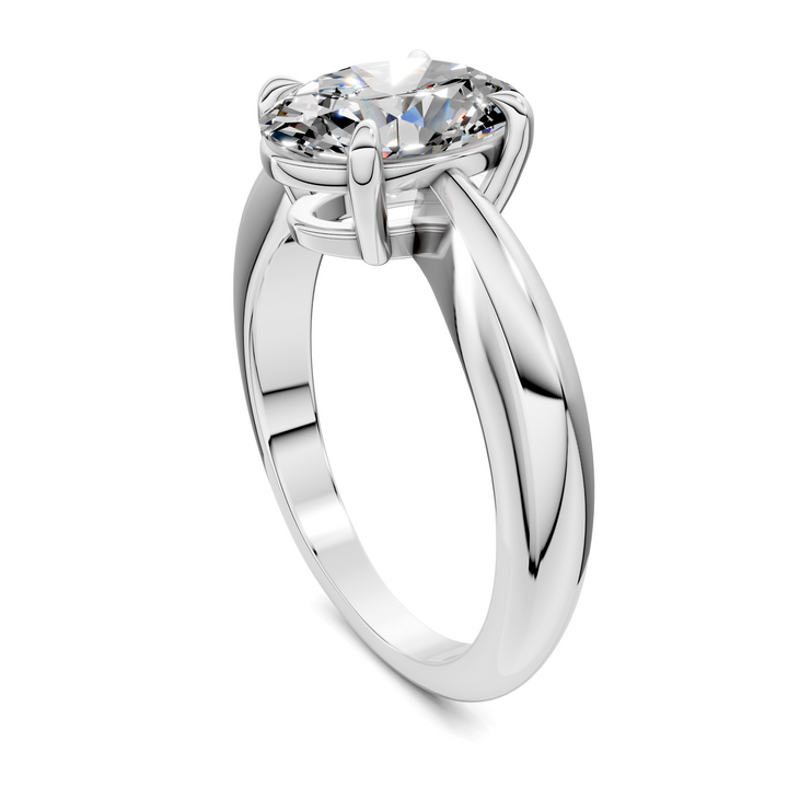 Nora Tapered Solitaire Ring