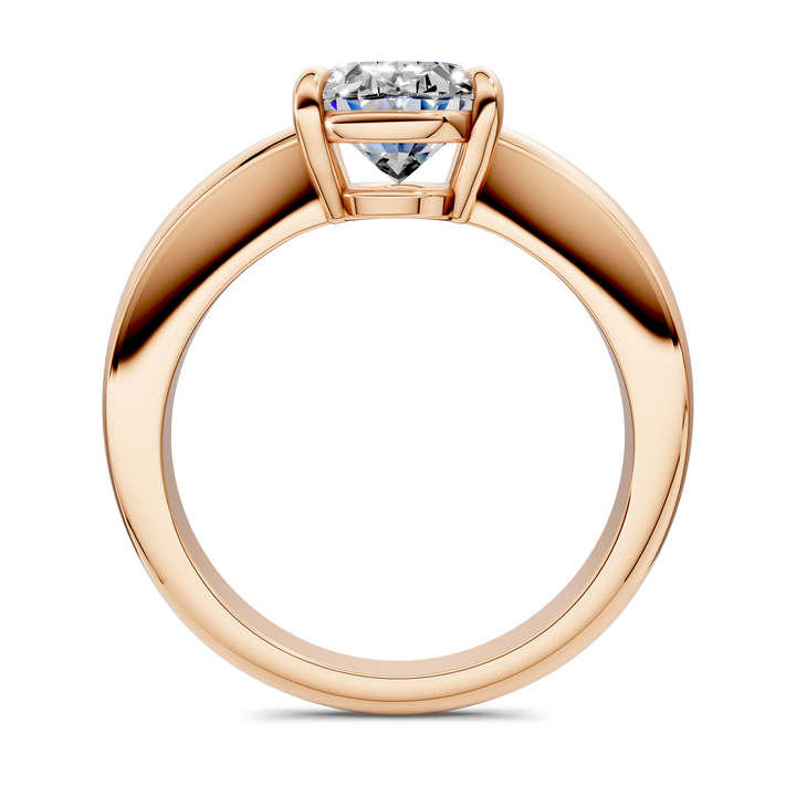 Nora Tapered Solitaire Ring