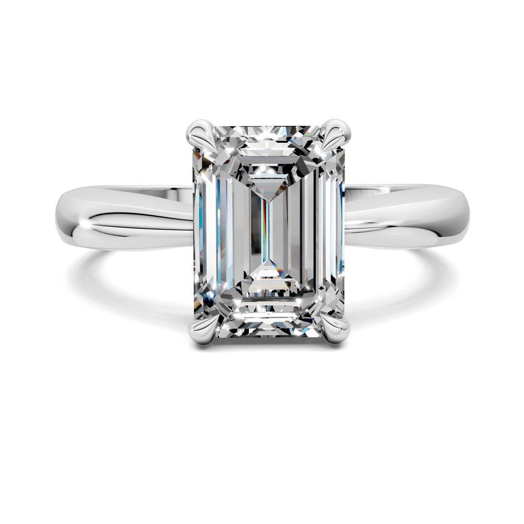 Nora Tapered Solitaire Ring