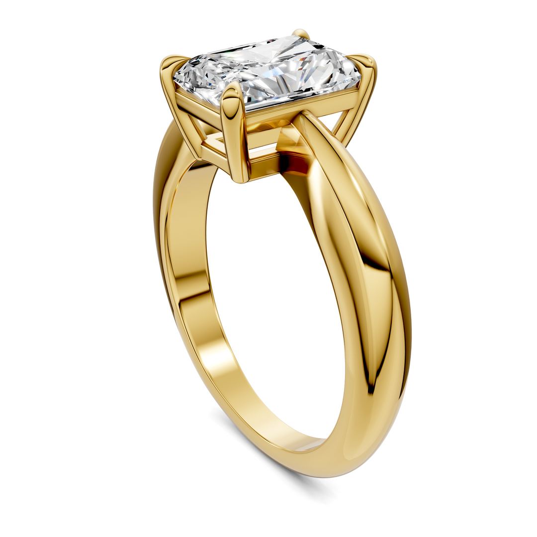 Nora Tapered Solitaire Ring
