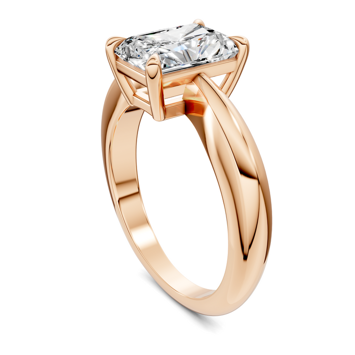 Nora Tapered Solitaire Ring