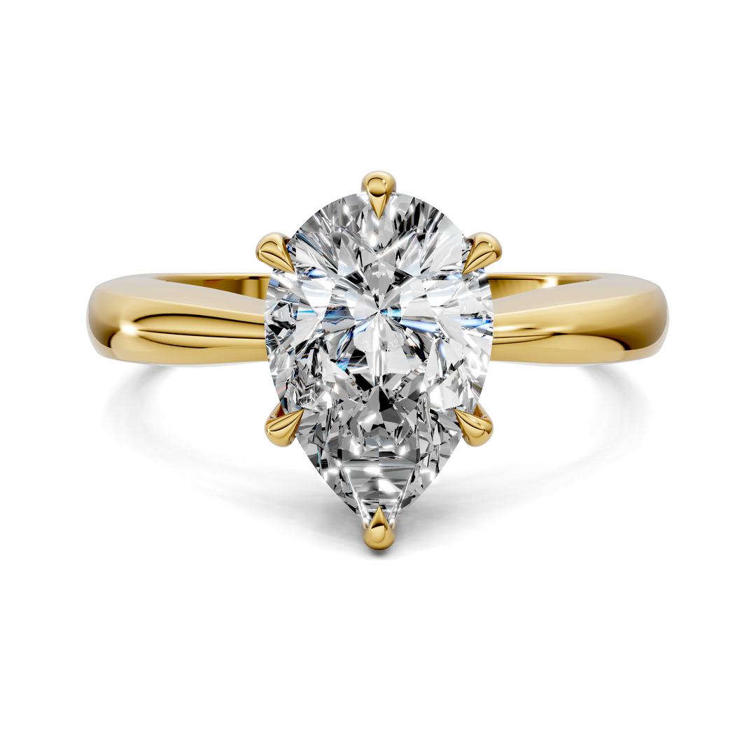 Nora Tapered Solitaire Ring Setting
