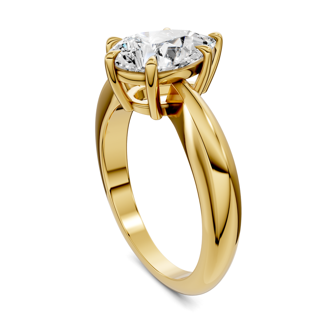 Nora Tapered Solitaire Ring Setting