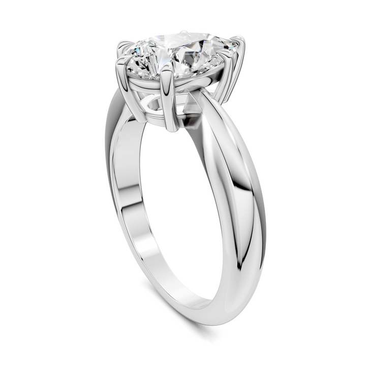 Nora Tapered Solitaire Ring Setting