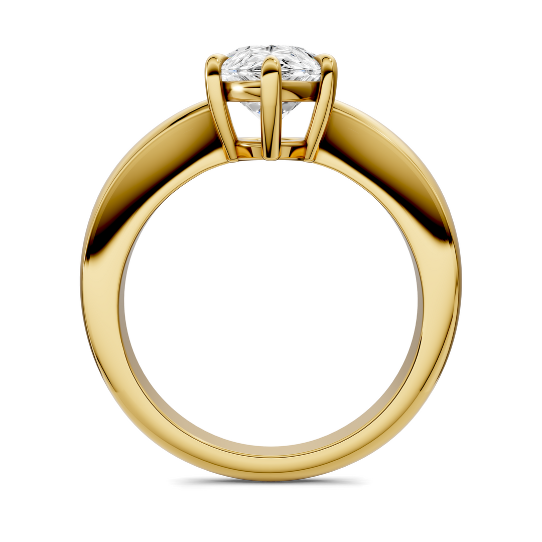 Nora Tapered Solitaire Ring Setting