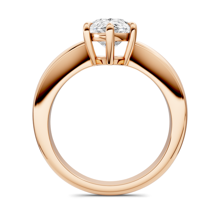 Nora Tapered Solitaire Ring Setting