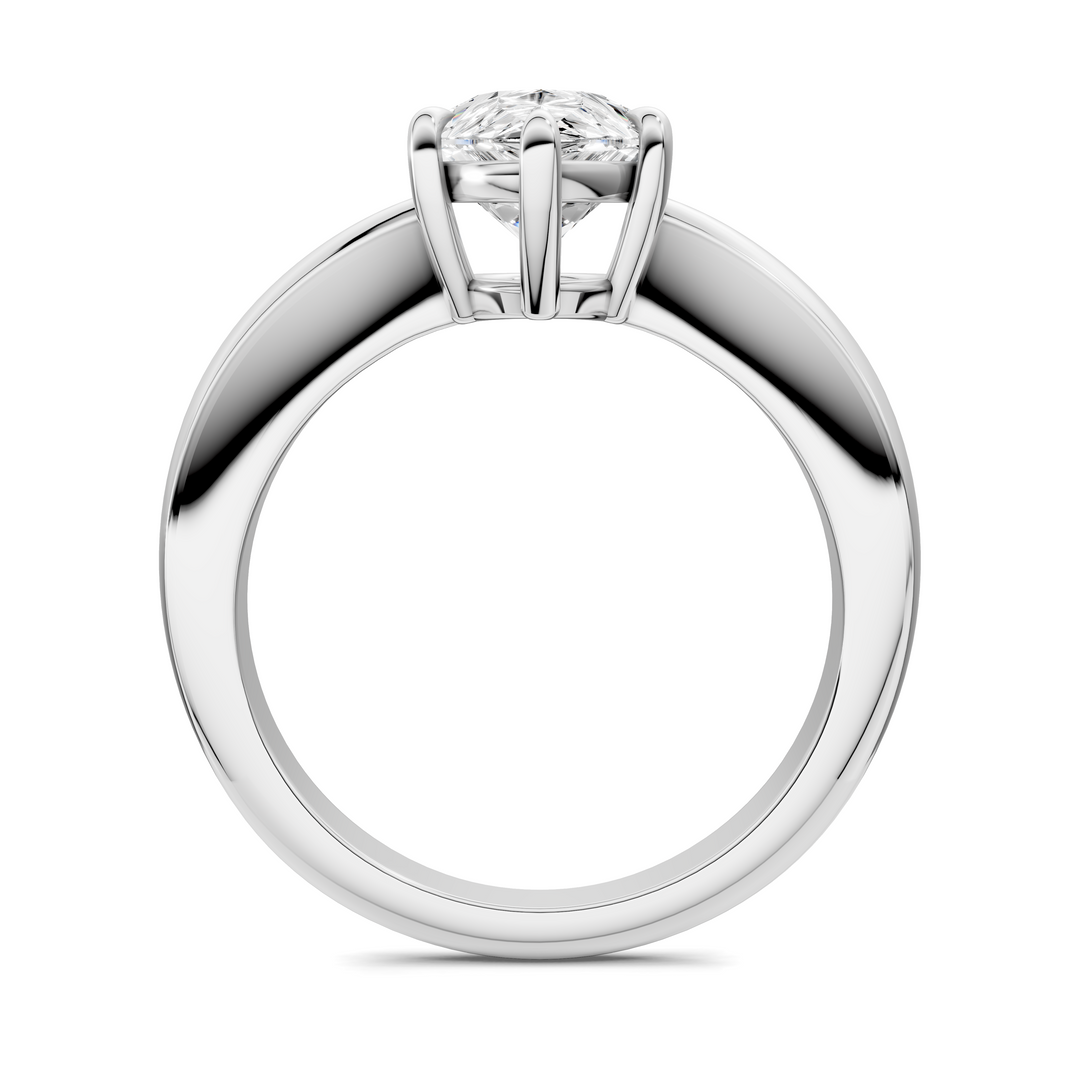 Nora Tapered Solitaire Ring Setting