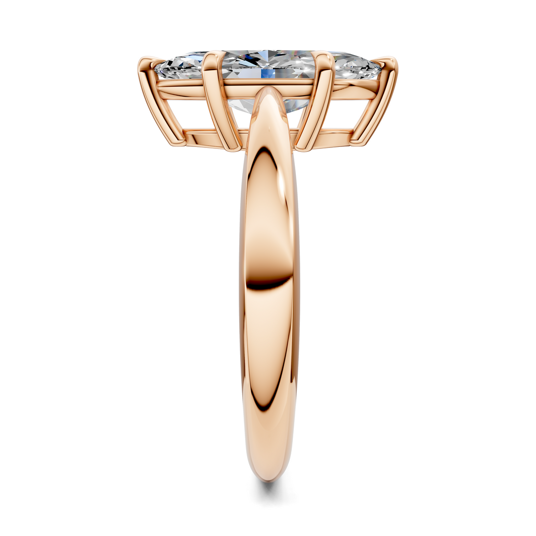 Nora Tapered Solitaire Ring Setting