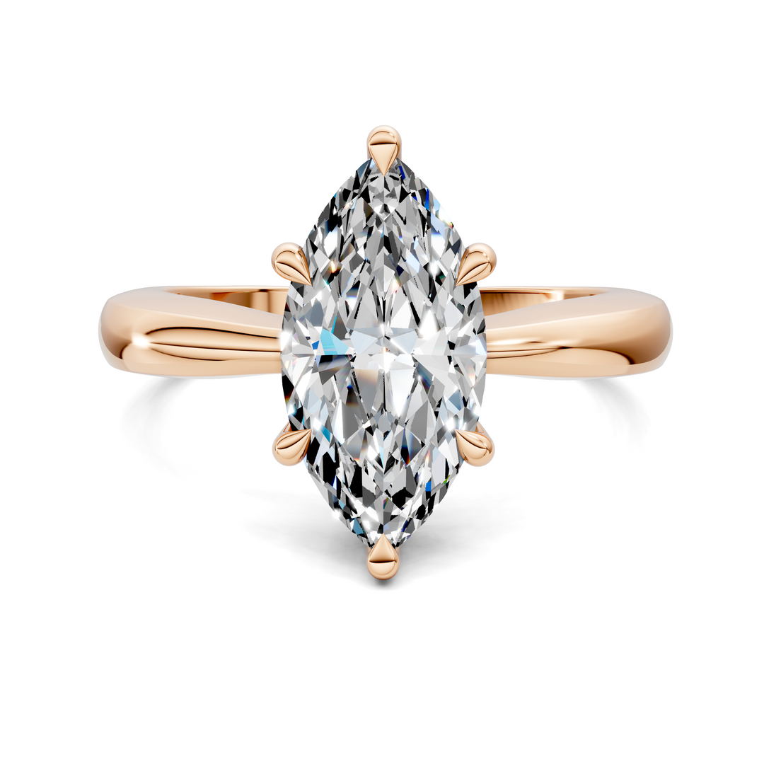 Nora Tapered Solitaire Ring Setting